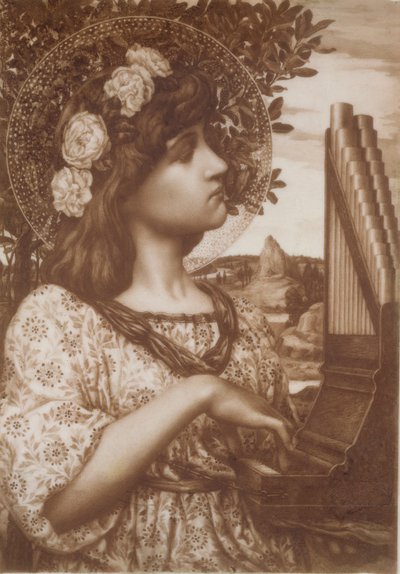 Heilige Cäcilia, ca. 1885 von Henry Ryland